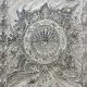 سجاد نيو بوهيمي تركي كاشان ثري دي 8556A سماوي مقاس 80*150