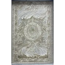سجاد نيو بوهيمي تركي كاشان ثري دي 8556A رصاصي مقاس 150*220