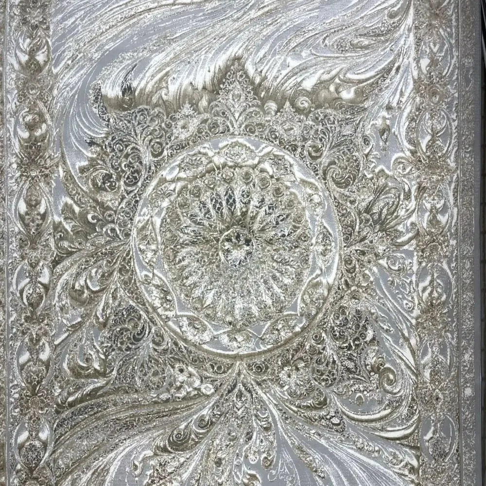 سجاد نيو بوهيمي تركي كاشان ثري دي 8556A رصاصي مقاس 150*220 سجاد نيو بوهيمي تركي كاشان ثري دي 8556A رصاصي مقاس 150*220