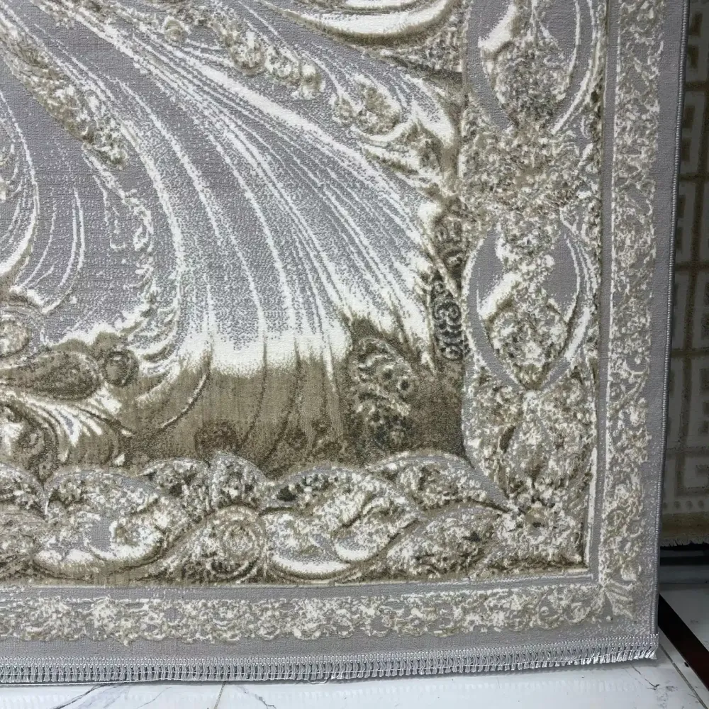 سجاد نيو بوهيمي تركي كاشان ثري دي 8556A رصاصي مقاس 150*220 سجاد نيو بوهيمي تركي كاشان ثري دي 8556A رصاصي مقاس 150*220