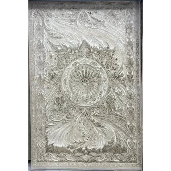 سجاد نيو بوهيمي تركي كاشان ثري دي 8556A فيزون مقاس 300*400