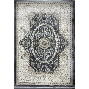 سجاد تركي تبريز كلاسيك سميك 43450F رصاصي مقاس 50*80