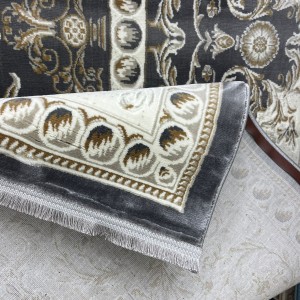 سجاد تركي تبريز كلاسيك سميك 43450F رصاصي مقاس 50*80
