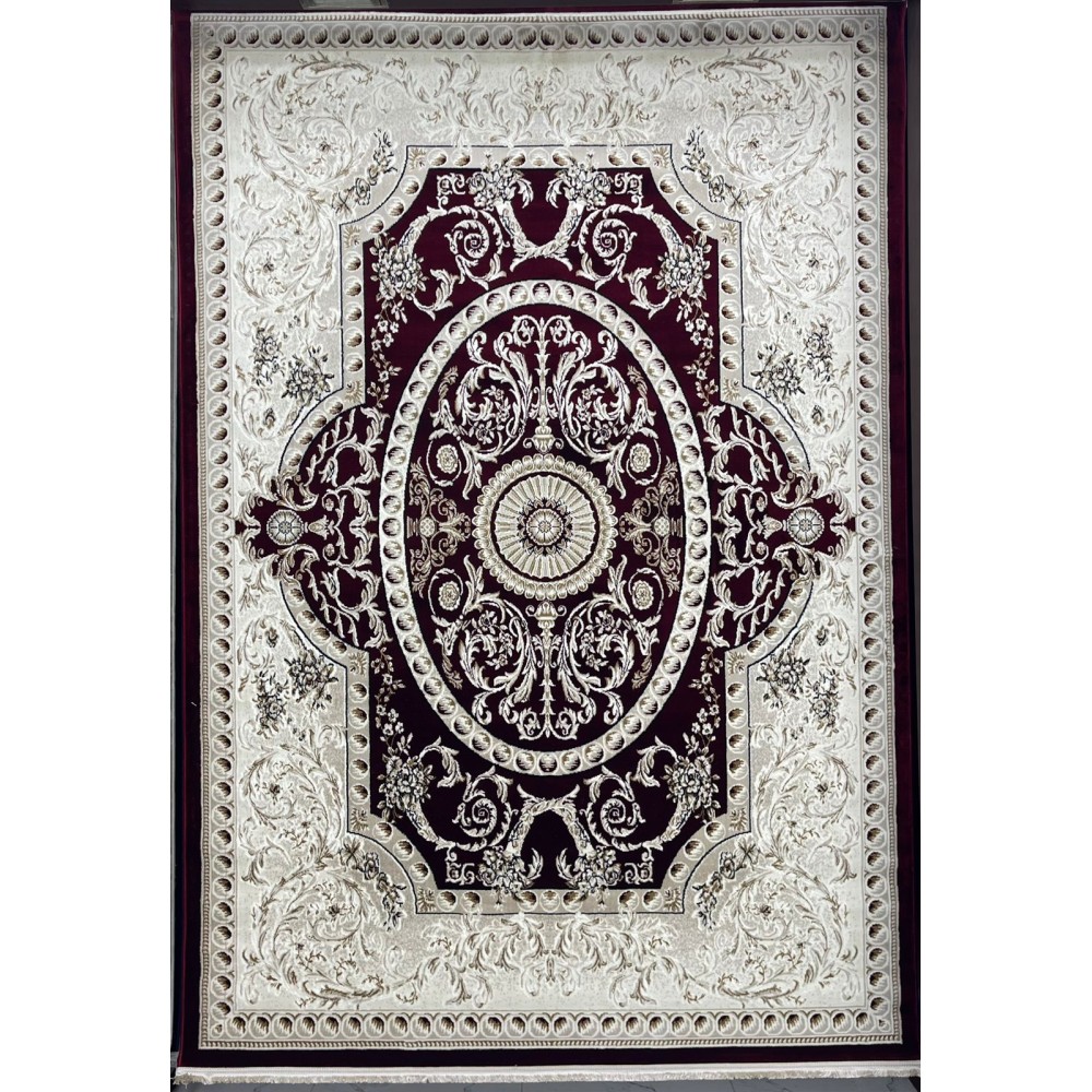 سجاد تركي تبريز كلاسيك سميك 43450F احمر مقاس 50*80