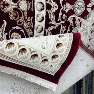 سجاد تركي تبريز كلاسيك سميك 43450F احمر مقاس 50*80