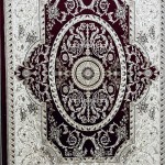 سجاد تركي تبريز كلاسيك سميك 43450F احمر مقاس 100*200