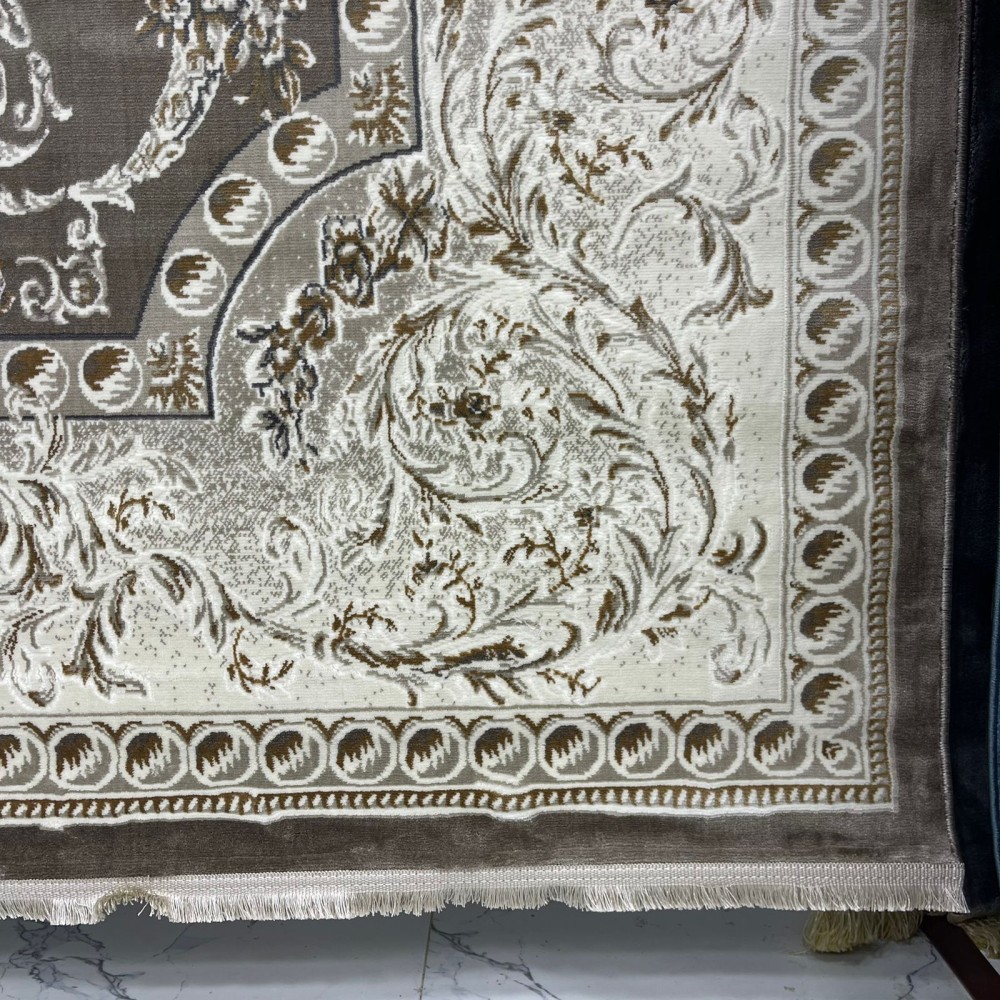 سجاد تركي تبريز كلاسيك سميك 43450F فيزون مقاس 500*700