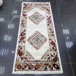 سجاد تركي بوهيمي A1588A بيج كريم مقاس 100*300 سجاد تركي بوهيمي A1588A بيج كريم مقاس 100*300
