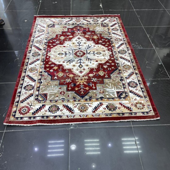 سجاد تركي بوهيمي DG559A عنابي مقاس 80*100 سجاد تركي بوهيمي DG559A عنابي مقاس 80*100