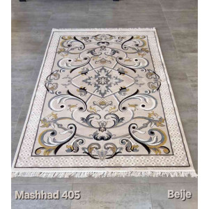 سجاد تركي فرنسي ملكي مشهد 405 بيج مقاس 500*600