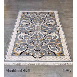 سجاد تركي فرنسي ملكي مشهد 405 رصاصي مقاس 100*400 سجاد تركي فرنسي ملكي مشهد 405 رصاصي مقاس 100*400