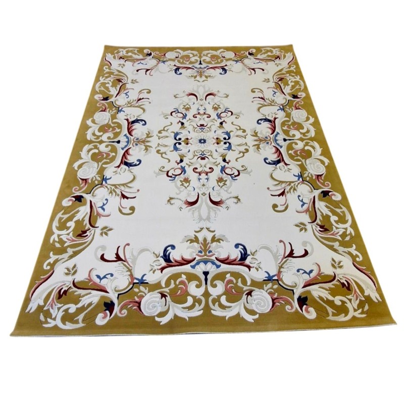 سجاد امور تركي N0453A ذهبي مقاس 50*80 - سجاد تركي كلاسيك