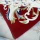سجاد امور تركي N0453A احمر مقاس 50*80 - سجاد تركي كلاسيك