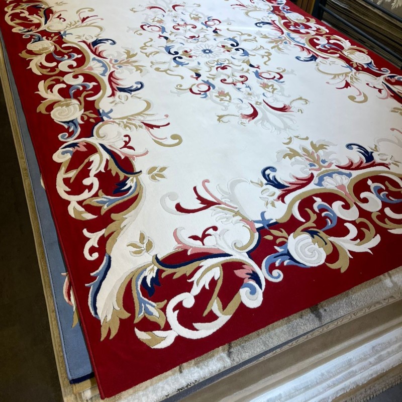 سجاد امور تركي N0453A احمر مقاس 50*80 - سجاد تركي كلاسيك