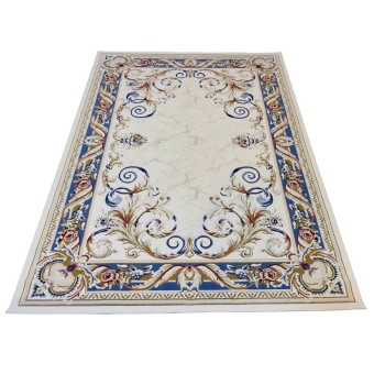 سجاد امور تركي F0810A سماوي مقاس 50*80