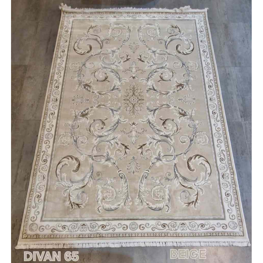 سجاد تركي ديفان 39465A بيج مقاس 400*600