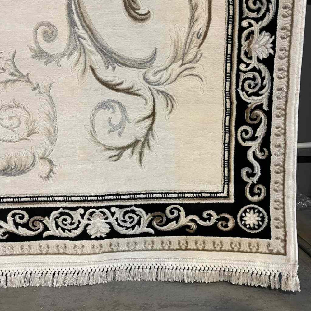 سجاد تركي ديفان 39465A اسود مقاس 400*500