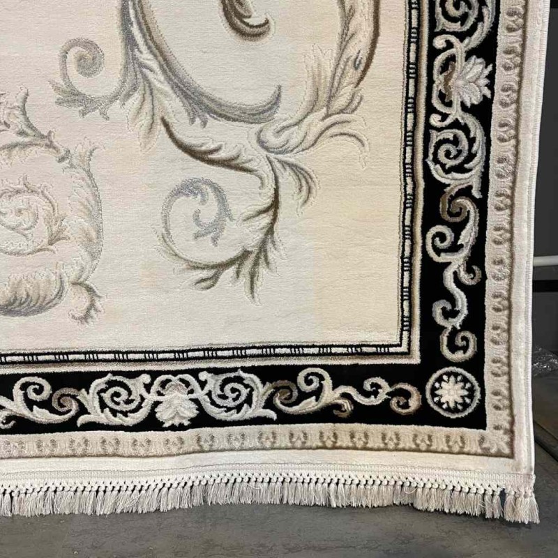 سجاد تركي ديفان 39465A اسود مقاس 150*230