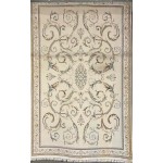سجاد تركي ديفان 39465A كريم رصاصي مقاس 300*500
