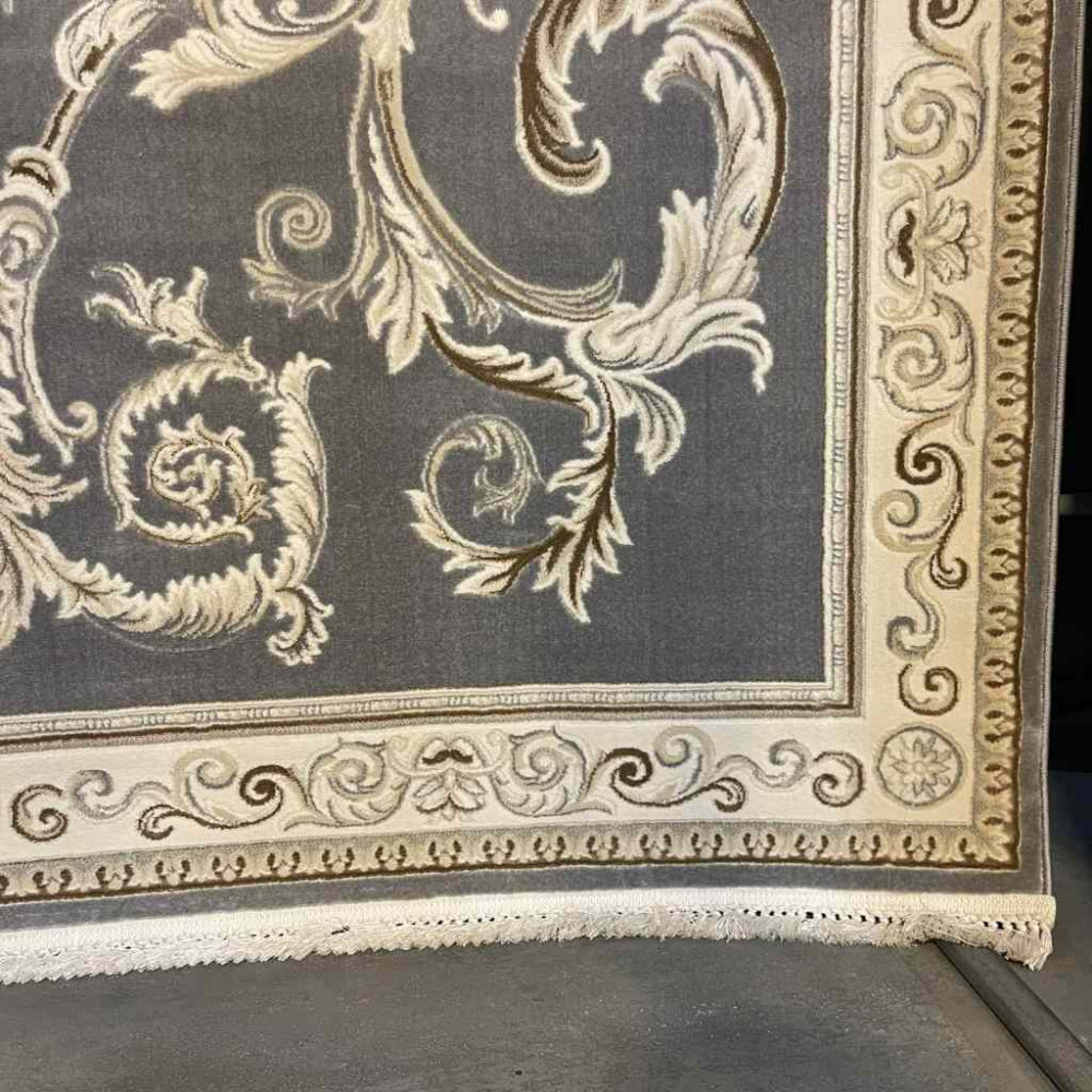 سجاد تركي ديفان 39465A رصاصي مقاس 80*150