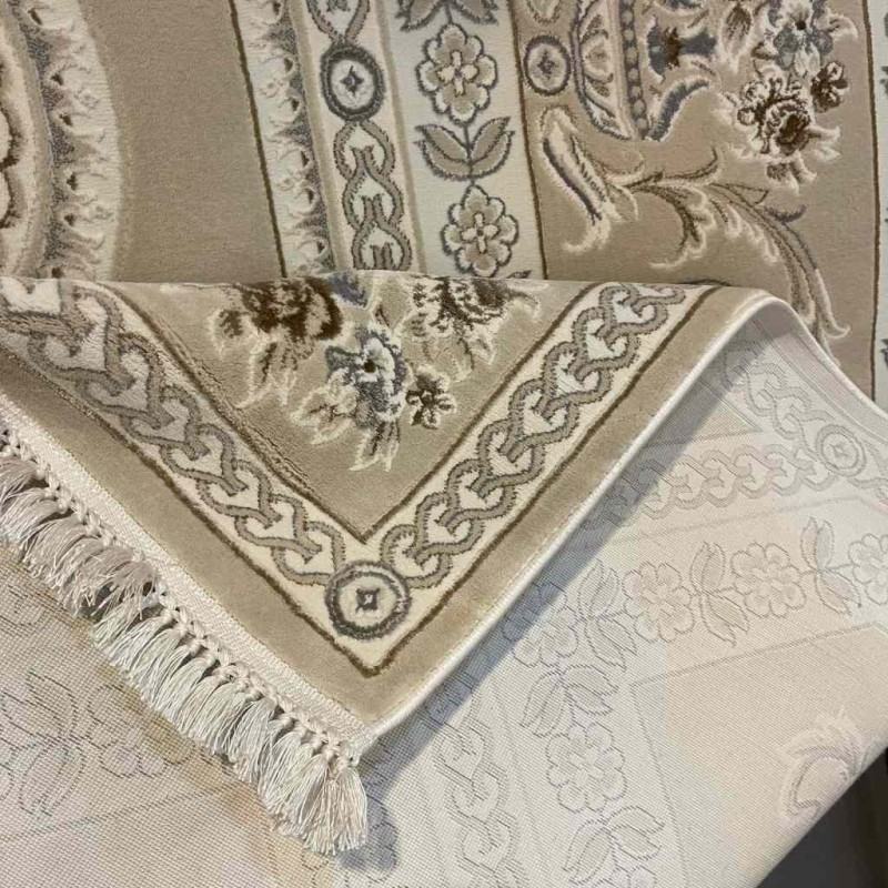 سجاد تركي ديفان 40970A بيج مقاس 80*150