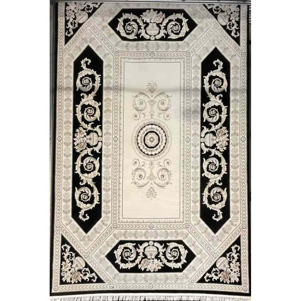 سجاد تركي ديفان 40970A اسود مقاس 400*600