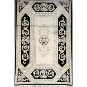 سجاد تركي ديفان 40970A اسود مقاس 400*600
