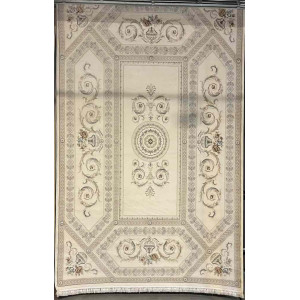 سجاد تركي ديفان 40970A كريم رضاصي مقاس 80*150