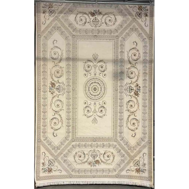 سجاد تركي ديفان 40970A كريم رضاصي مقاس 100*300