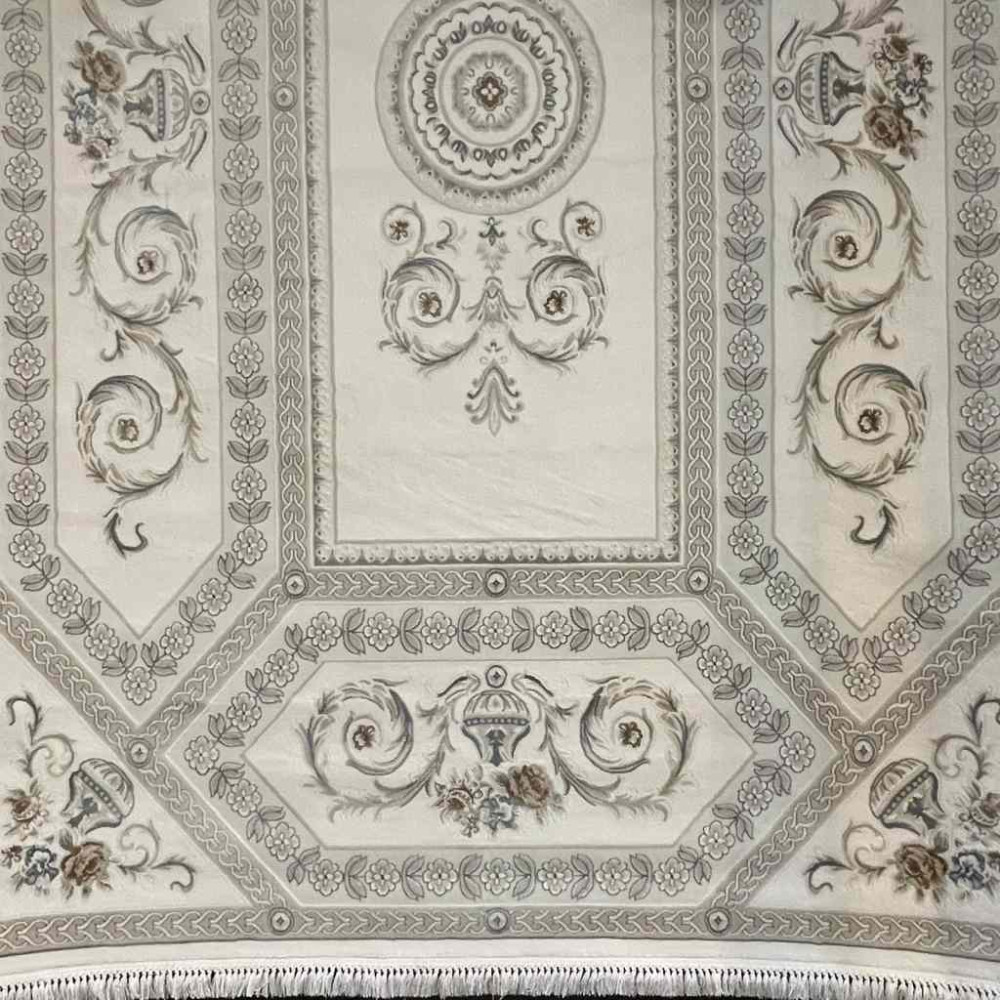 سجاد تركي ديفان 40970A كريم رضاصي مقاس 80*150