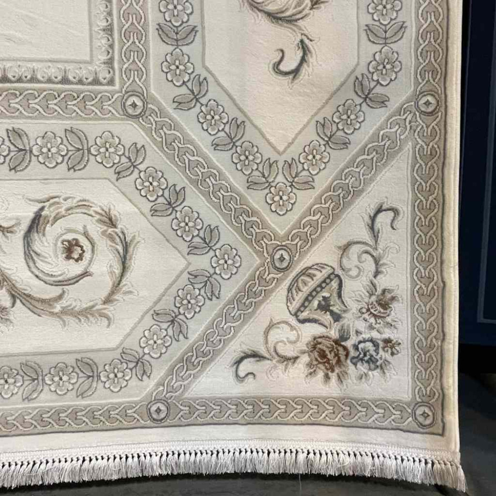 سجاد تركي ديفان 40970A كريم رضاصي مقاس 80*150