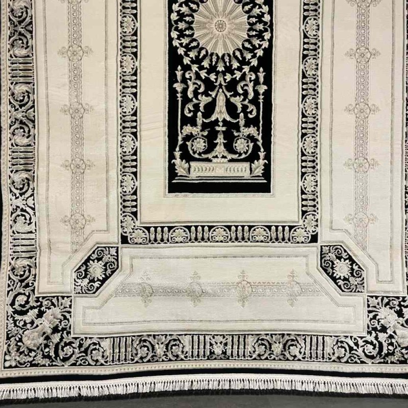 سجاد تركي ديفان 40989A اسود مقاس 400*600