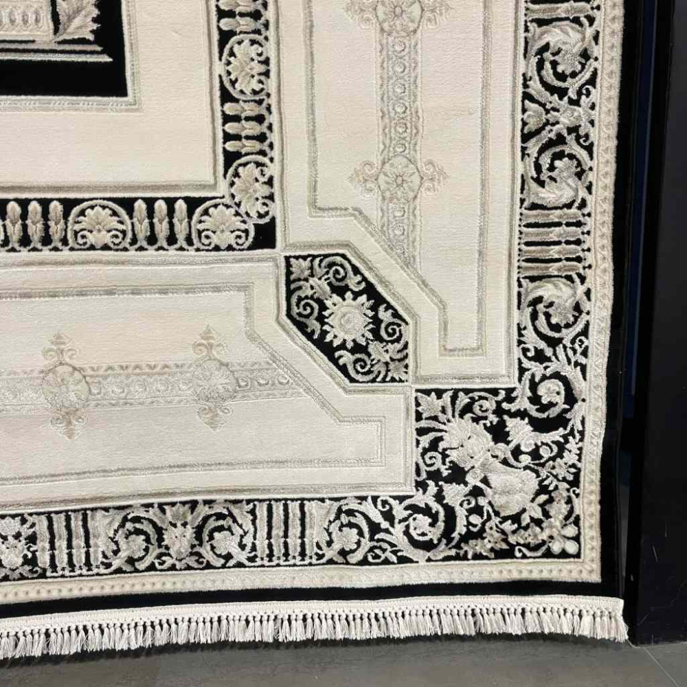 سجاد تركي ديفان 40989A اسود مقاس 80*150