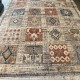 سجاد بوهيمي تركي امبيرا O307G بيج مولتي روز مقاس 300*400