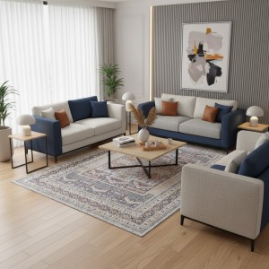 سجاد بوهيمي تركي امبيرا KO75A رصاصي فاتح مولتي مقاس 50*80