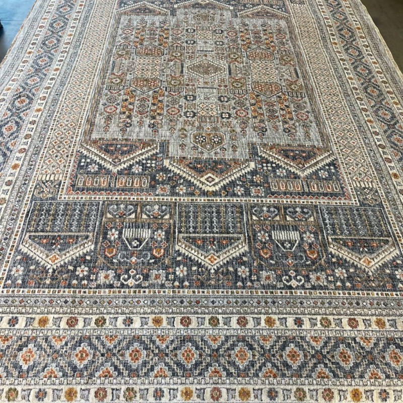سجاد بوهيمي تركي امبيرا KO75A رصاصي فاتح مولتي مقاس 50*80