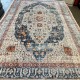 سجاد بوهيمي تركي امبيرا KP81B كريم سماوي غامق مقاس 200*300