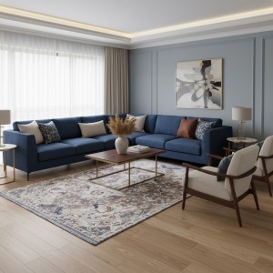 سجاد بوهيمي تركي امبيرا KP97A بيج غامق مقاس 300*400