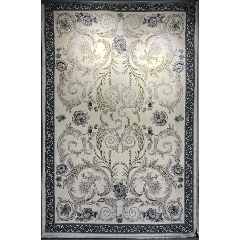 سجاد تركي جود نقش فرنسي 42001A كريم مقاس 100*300