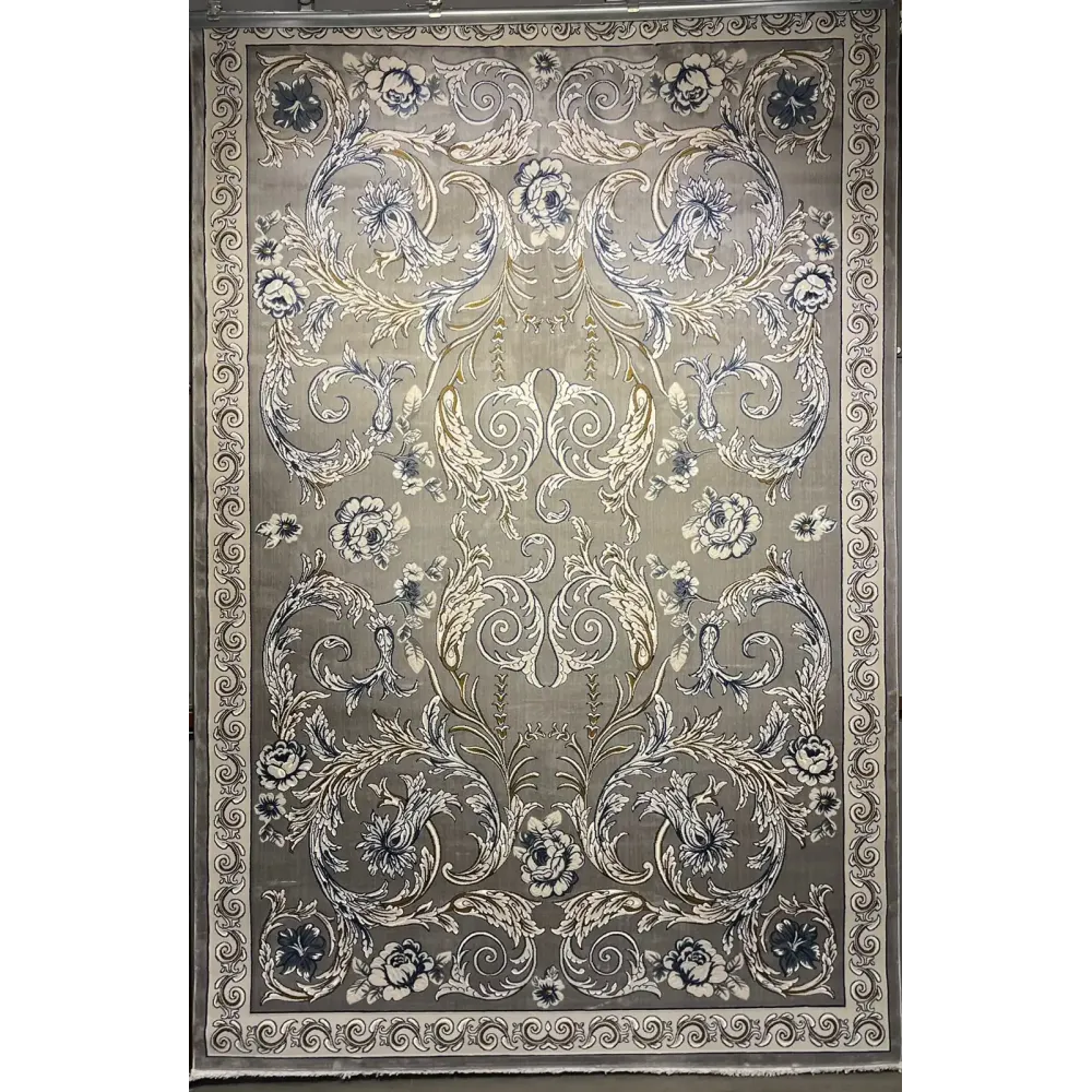 سجاد تركي جود نقش فرنسي 42001A رصاصي مقاس  400*600