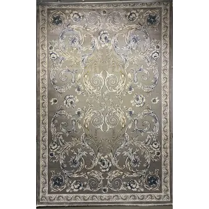 سجاد تركي جود نقش فرنسي 42001A رصاصي مقاس  400*600