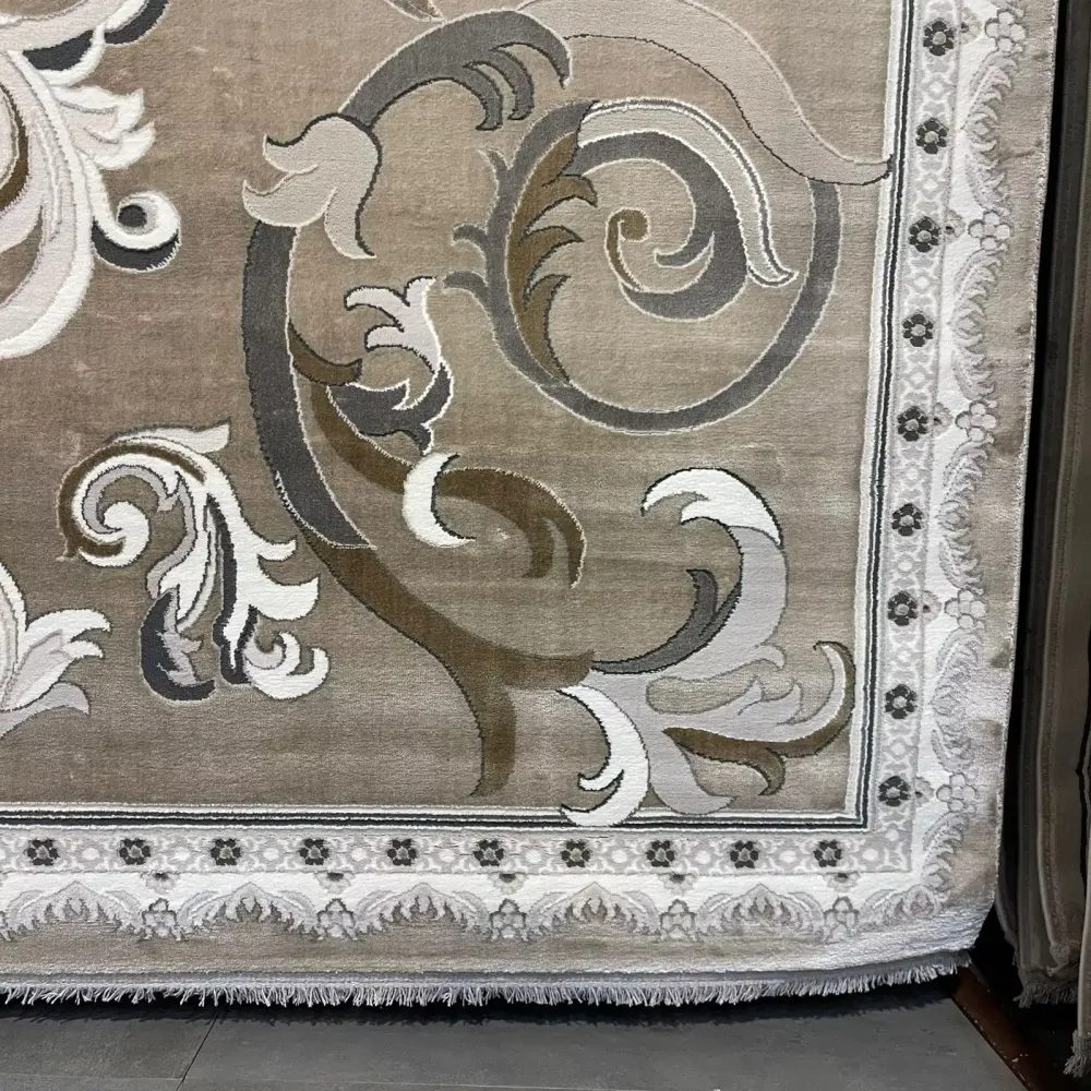 سجاد تركي جود نقش فرنسي 39207A كريم بيج مقاس  250*350