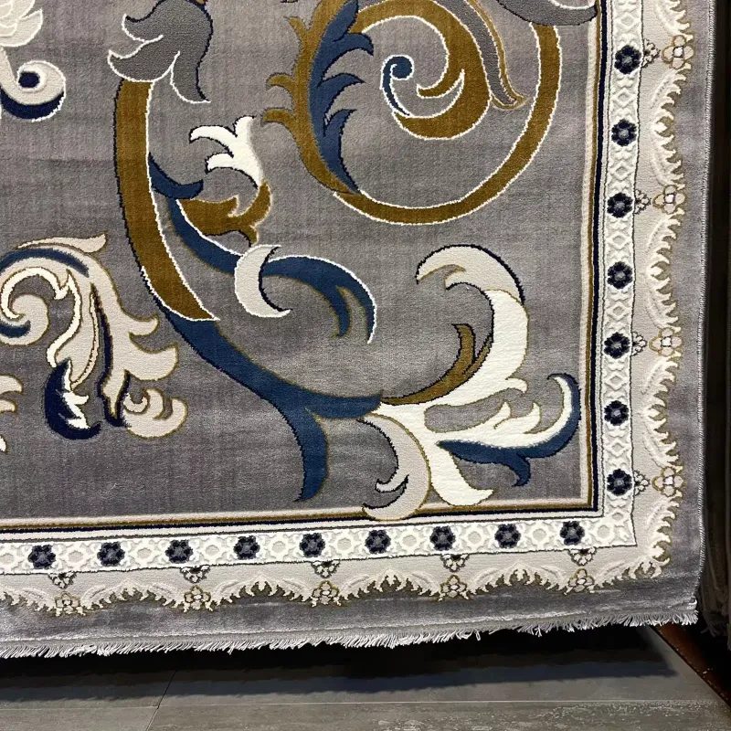 سجاد تركي جود نقش فرنسي 39207A رصاصي مقاس  400*500