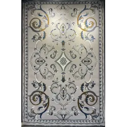 سجاد تركي جود نقش فرنسي 39207A رصاصي فاتح مقاس  400*600