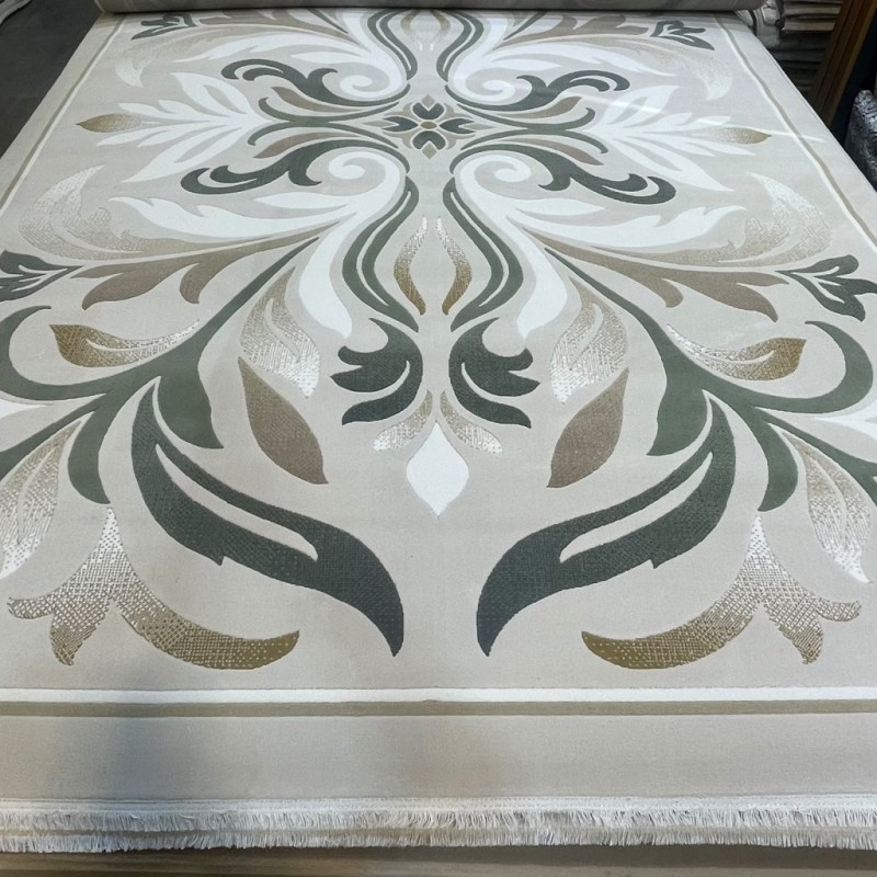 سجاد المصممين لارا تركي 42762A كريم اخضر مقاس 400*500 سجاد المصممين لارا تركي 42762A كريم اخضر مقاس 400*500