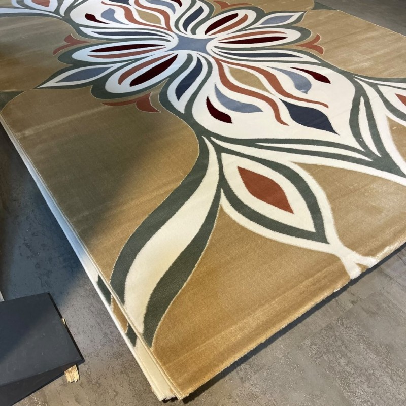 سجاد المصممين مايسترو تركي OL426A بيج غامق مقاس 250*350