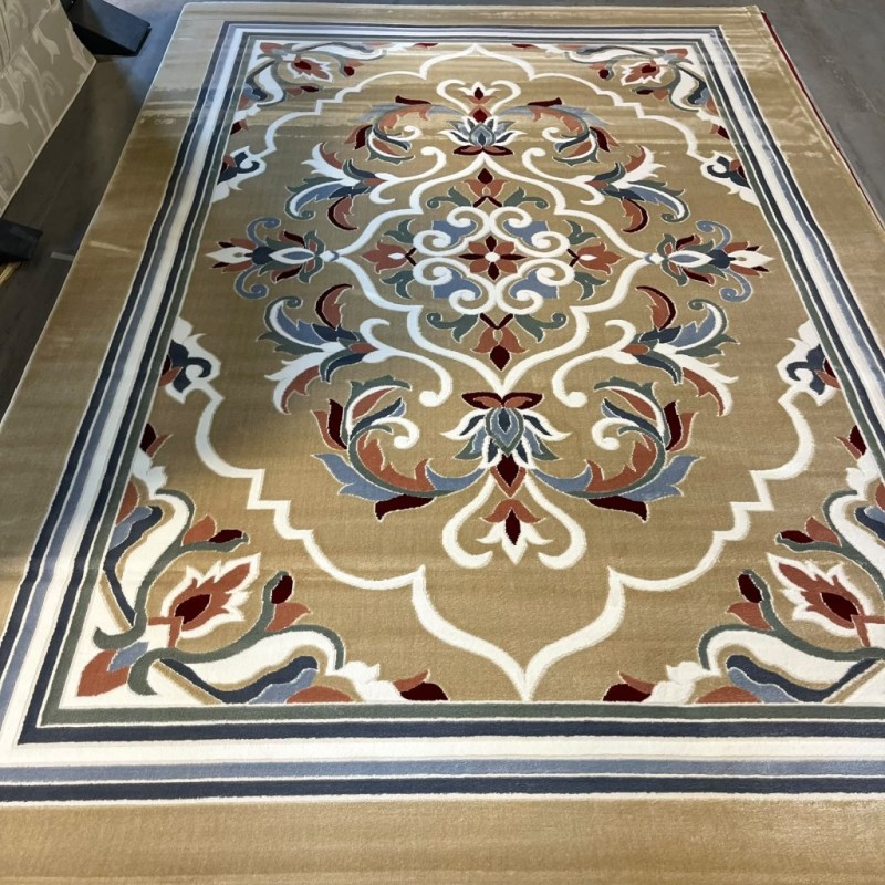 سجاد المصممين مايسترو تركي OL427A بيج غامق مقاس 200*300
