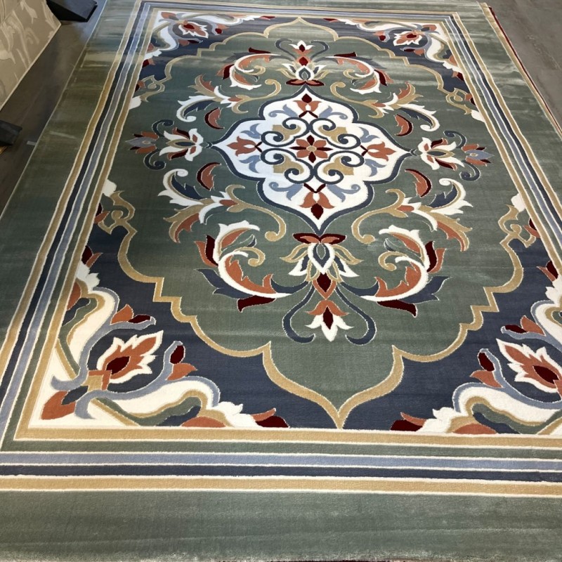 سجاد المصممين مايسترو تركي OL427A اخضر مقاس 100*200