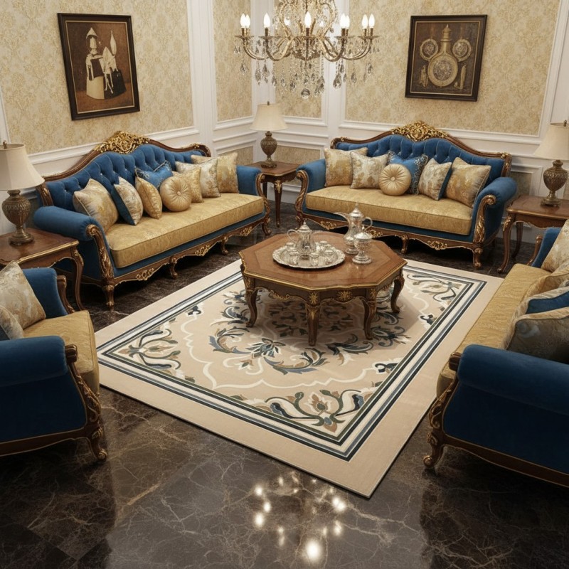 سجاد المصممين مايسترو تركي OL427A كيميك مقاس 300*400