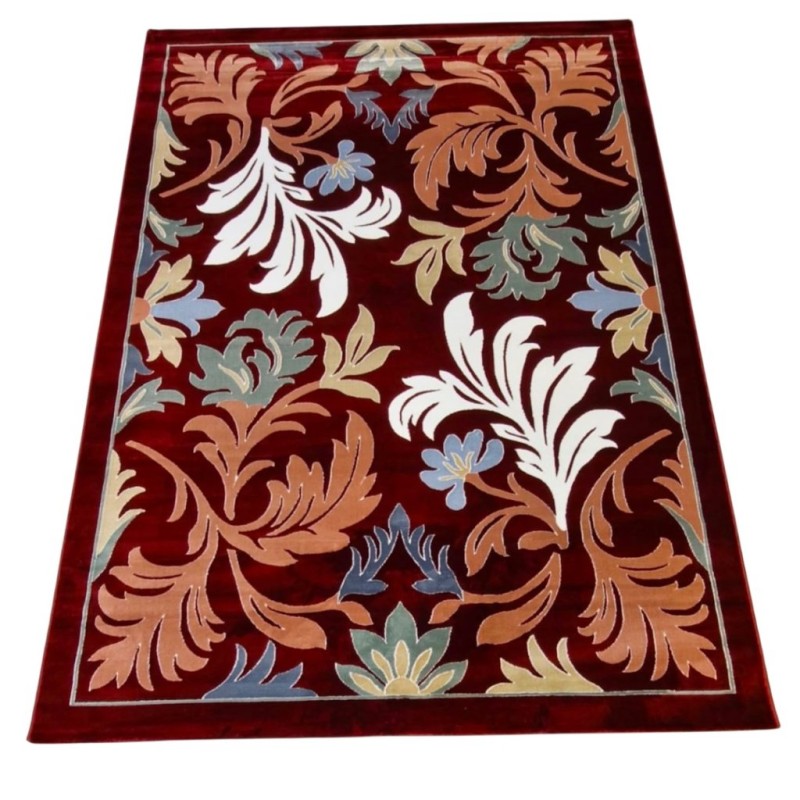 سجاد المصممين مايسترو تركي OL430A وردي عنابي مقاس 250*350